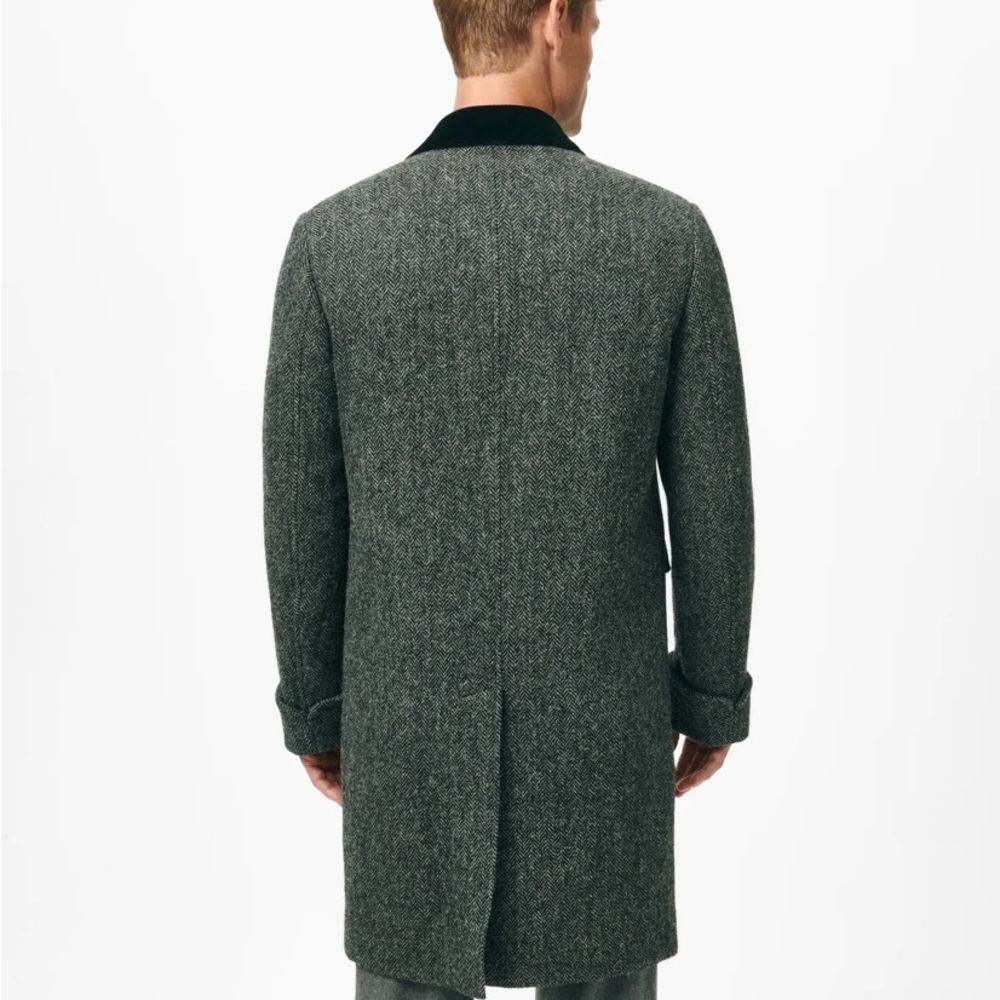 Brooks Brothers Black and Gray Overcoat - Picture 2 of 14